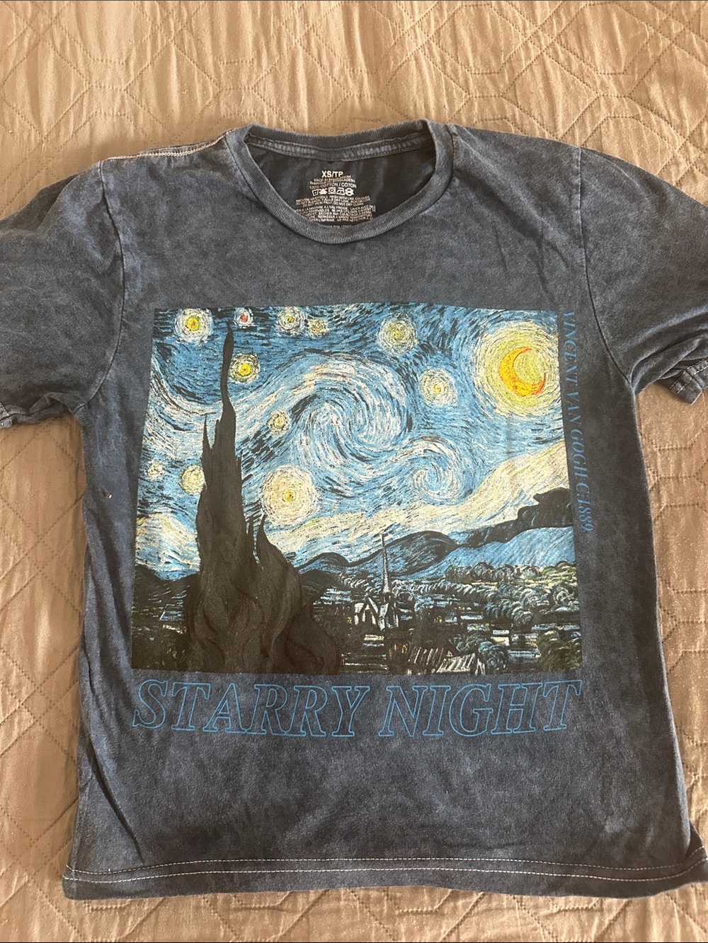 Vincent van Gogh Starry Night shirt size XS